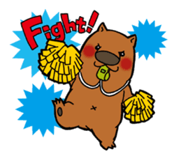 Wombat_san sticker #893379