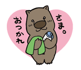 Wombat_san sticker #893381
