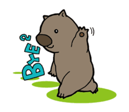Wombat_san sticker #893390