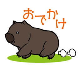 Wombat_san sticker #893396