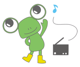 Frog days sticker #893423