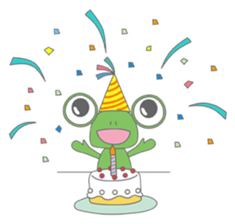 Frog days sticker #893425