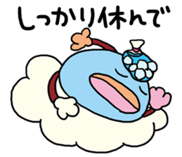 Encouragement of Kumottoru. sticker #893557