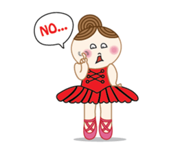 DJ Ballet Girl sticker #894048