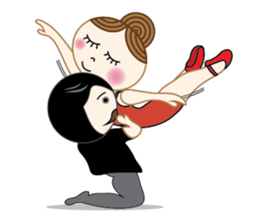 DJ Ballet Girl sticker #894055
