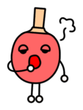 ping pong PON sticker #894220