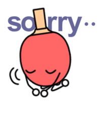 ping pong PON sticker #894232
