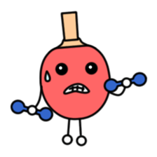 ping pong PON sticker #894237