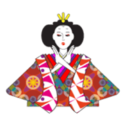 A Japanese shrine maiden sticker #894419