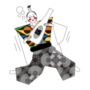 A Japanese shrine maiden sticker #894427