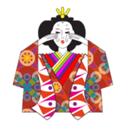 A Japanese shrine maiden sticker #894435