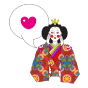 A Japanese shrine maiden sticker #894437