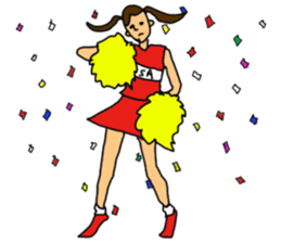 Cheerleader YUKIKO sticker #894784