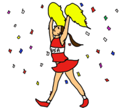 Cheerleader YUKIKO sticker #894794