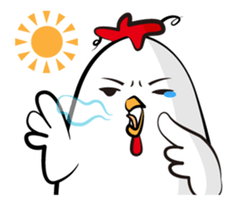 Mr. Silent Rooster sticker #895051