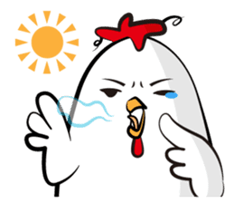 Mr. Silent Rooster sticker #895051