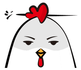 Mr. Silent Rooster sticker #895067