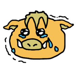 Otto the baby boar sticker #895242