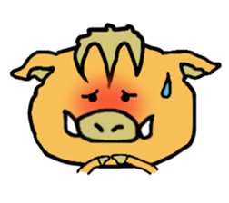 Otto the baby boar sticker #895243