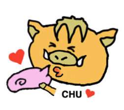 Otto the baby boar sticker #895244