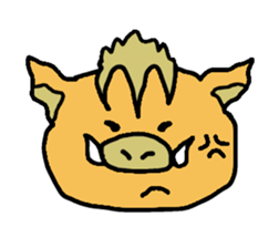 Otto the baby boar sticker #895245