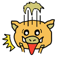 Otto the baby boar sticker #895246