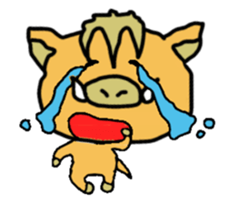 Otto the baby boar sticker #895248