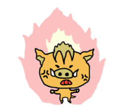 Otto the baby boar sticker #895249