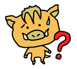 Otto the baby boar sticker #895252