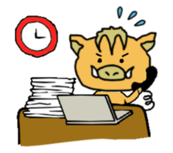 Otto the baby boar sticker #895260