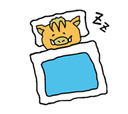 Otto the baby boar sticker #895264