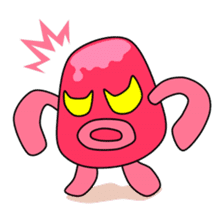 Angry Red Pudding sticker #895279