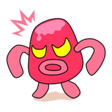 Angry Red Pudding sticker #895279