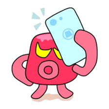 Angry Red Pudding sticker #895280