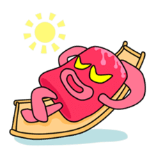 Angry Red Pudding sticker #895285