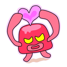 Angry Red Pudding sticker #895286