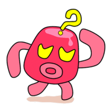 Angry Red Pudding sticker #895293