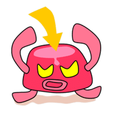 Angry Red Pudding sticker #895295