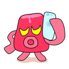 Angry Red Pudding sticker #895296