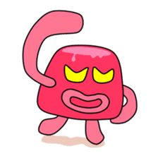 Angry Red Pudding sticker #895298