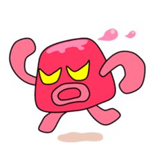Angry Red Pudding sticker #895300