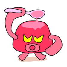 Angry Red Pudding sticker #895304