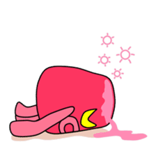 Angry Red Pudding sticker #895305