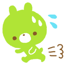 Colorful round bears. sticker #895343