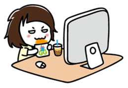 Lady Cha Cha sticker #895445