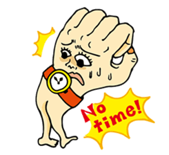 The hand got legs PART 2(English version sticker #895599