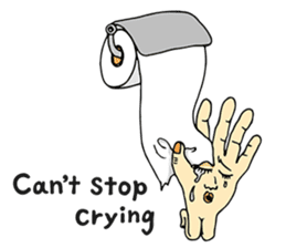 The hand got legs PART 2(English version sticker #895609