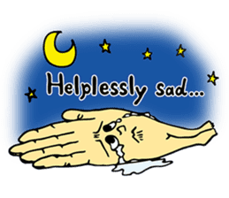 The hand got legs PART 2(English version sticker #895614