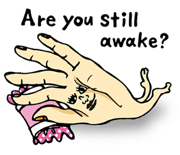 The hand got legs PART 2(English version sticker #895622