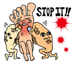 The hand got legs PART 2(English version sticker #895628